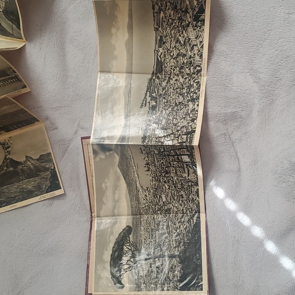 Vintage 1920’s Ricordo Di Napoli Fold-Out Postcard & Map Booklet - Picture 6 of 16